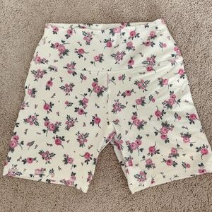 Spirtual Gangster Floral Women's Biker / Cycle / Workout / Yoga Shorts